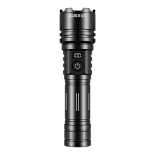 奥克斯强光超亮手电筒便携充电超长续航远射户外登山家用应急变焦