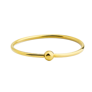 黄金色素圈手镯周家同款串珠盘缠镯子可拧开穿转运珠男女手镯