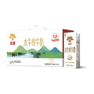 南国乳业纯奶水牛纯牛奶200mLx12盒儿童学生营养早餐纯奶整箱装