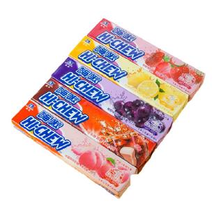 嗨啾水果软糖条装hichew休闲办公室口嚼糖森永糖果喜糖网红小零食