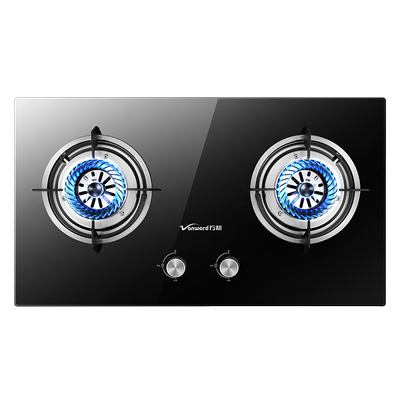 万和钢化玻璃燃气灶不锈钢煤气灶