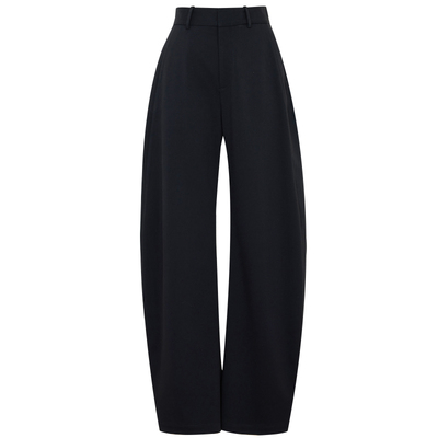 夏莫卡3片式立裁遮胯显瘦弧形裤