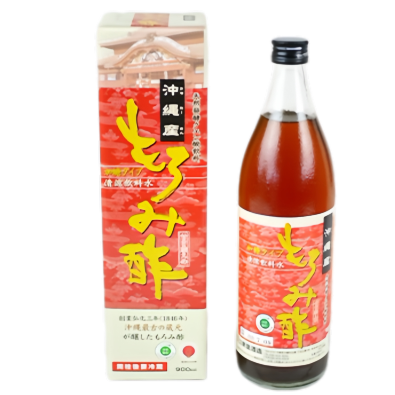 日本代购新里酒造 冲绳 甲等莫柔米醋900ml 黑糖/无糖 健康饮品