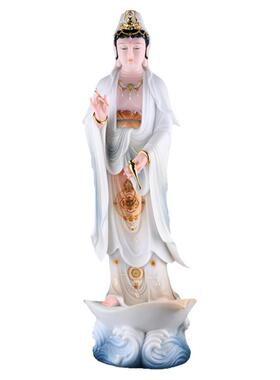 观世音菩萨大士汉白重体净瓶