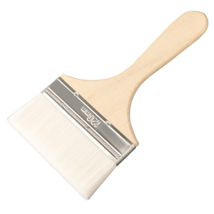 木柄加厚油漆刷羊毛刷工业清洁除尘软毛刷4寸油扫乳胶漆刷子板刷