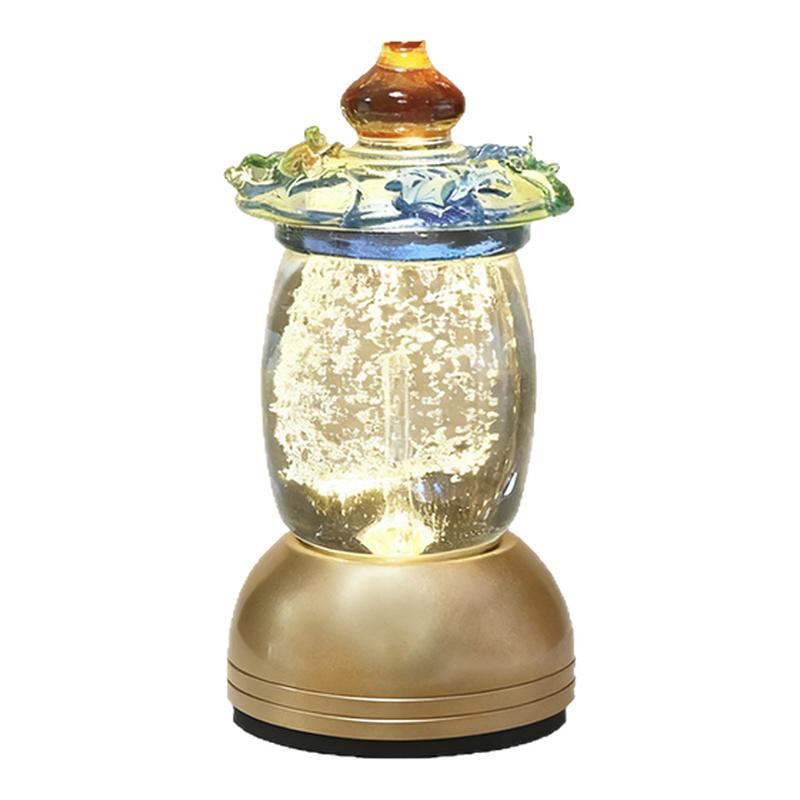 水晶花灯水中莲花灯长明灯琉璃灯