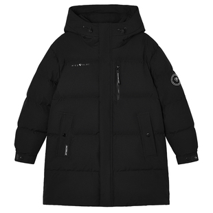 外衣鸭鸭羽绒服男女款2025冬季中长款白鸭绒极寒宽松时尚保暖外套