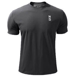 肌肉狗 运动T恤男秋冬时尚修身显肌肉跑步骑行训练短袖健身上衣