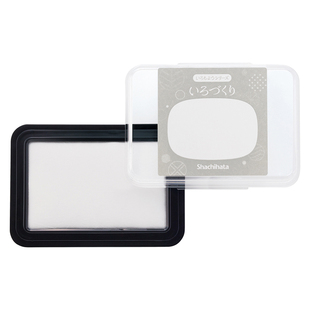 日本旗牌印油 油性颜料色模样和风手帐印泥补充液DIY空白印台填色