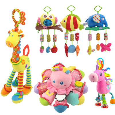 婴儿宝宝1岁风铃车载安抚床挂