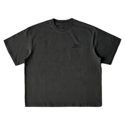 做旧水洗宽松重磅印花蜡染T恤