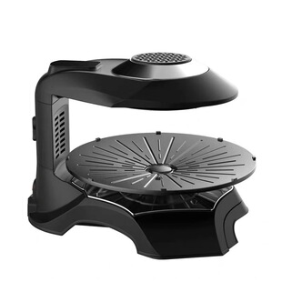 韩式电烧烤炉家用电烤盘烤肉机多功能室内旋转红外线烤盘bbq