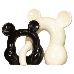 高级感小众陶瓷插花轻奢高档家居电视柜客厅酒柜玄关摆件家居好物