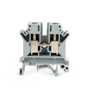 纯铜件导轨式UK6N电压接线端子排UK-6n端子6MM阻燃不滑丝颜色定制