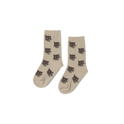 [新品]Onitsuka Tiger鬼塚虎KIDS SOCKS 儿童虎头潮流中筒袜