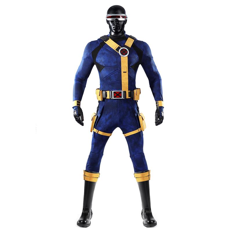 时觉复仇者联盟5 毁灭日 镭射眼cosplay服同款角色漫展演出服5880