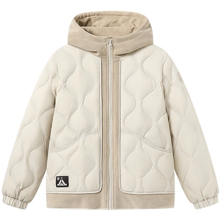 波司登儿童羽绒服女童摇粒绒羽绒外套5A抗菌绒宝宝羽绒服男女同款