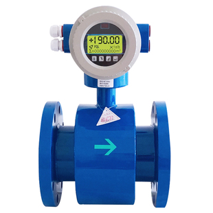 电磁流量计水液体电磁数显示管道式高精度传感器污水流量计一体式
