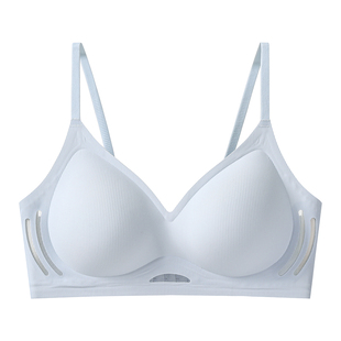 猫人无痕内衣女小胸聚拢夏季薄款显大收副乳防下垂隐形美背文胸罩