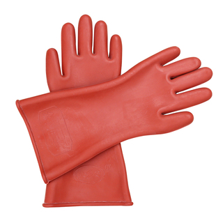 高压电工防电绝缘手套12kv双安220V劳保手套带电作业橡胶手套薄款