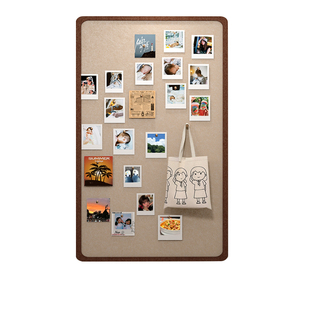 毛毡墙贴照片墙背景板展示墙组合相框墙面装饰创意留言板软木墙板相片墙相册墙毛粘板毛毡板客厅拍立得高级感