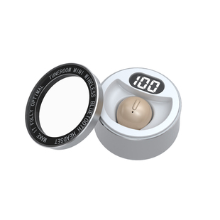 超微最小型蓝牙耳机迷你隐形男女无线运动单只半入耳式肉色不闪灯