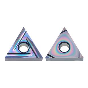 数控三角形精车刀片金属陶瓷车床外圆内孔不锈钢高温合金刀粒涂层