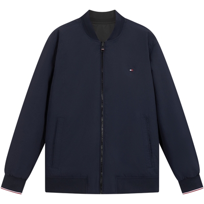 Tommy男装双面穿棒球棉服夹克