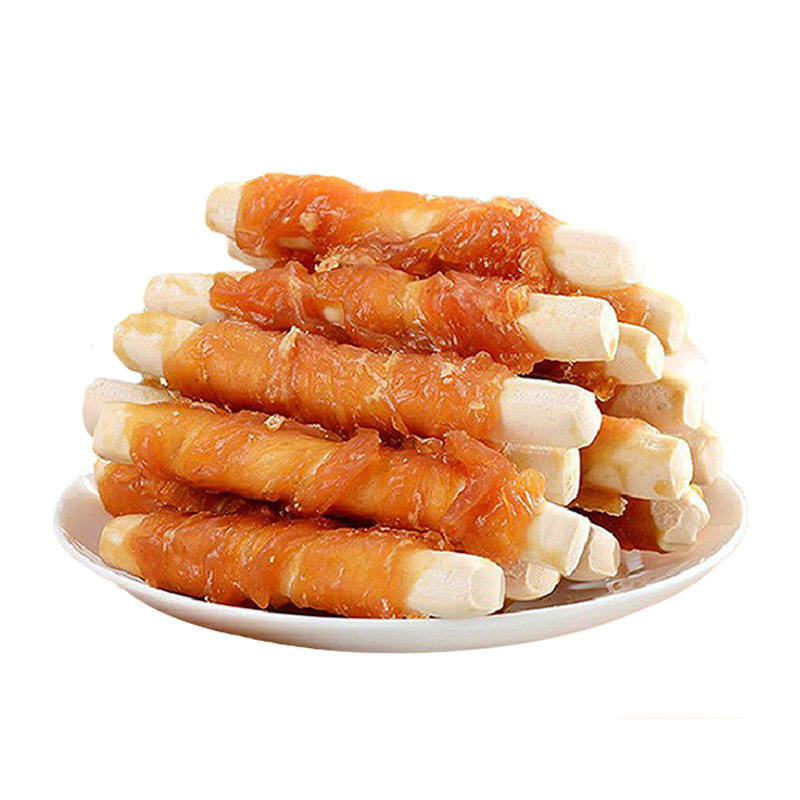 狗狗零食磨牙棒鸡肉钙奶棒磨牙耐咬训练互动奖励棒中大小型犬通用