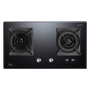 德国莱梅德燃气灶双灶家用嵌入式猛火定时煤气灶进口防爆玻璃炉灶