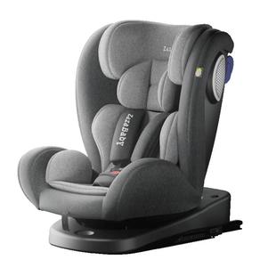 ZazaBaby儿童安全座椅婴儿宝宝0-12岁 汽车用isofix接口360旋转