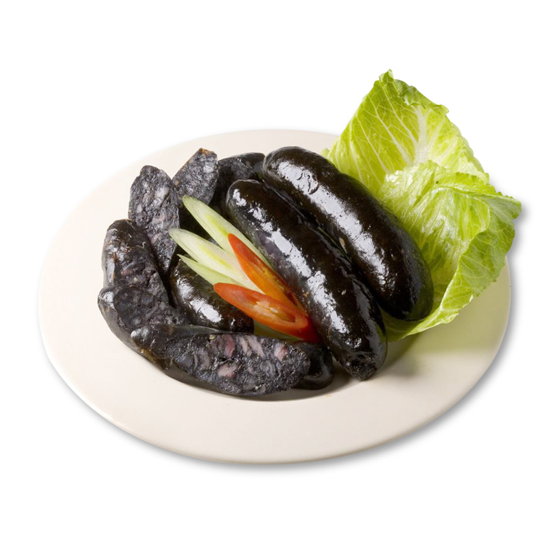 源香墨斗鱼黑色台式速冻纯肉烤肠
