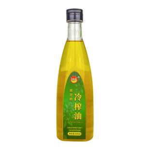 天中古味生榨纯黑芝麻冷榨油500ml 低温物理冷榨健康烹饪基础油