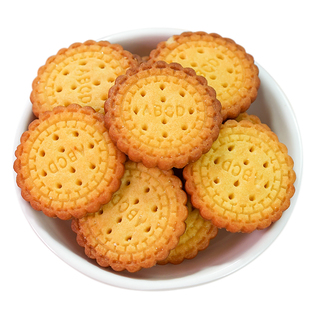 日式海盐小圆饼饼干牛奶儿童早餐薄脆独立包装零食品整箱散装芝士