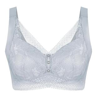 奥维丝丽优C罩系列薄棉内衣大胸显小聚拢上托调整型蕾丝文胸2460