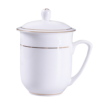 骨质瓷会议室陶瓷茶杯刻字骨瓷