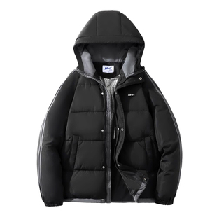 回力棉服男2025新款冬季棉袄外套潮流连帽加厚保暖羽绒棉衣面包服