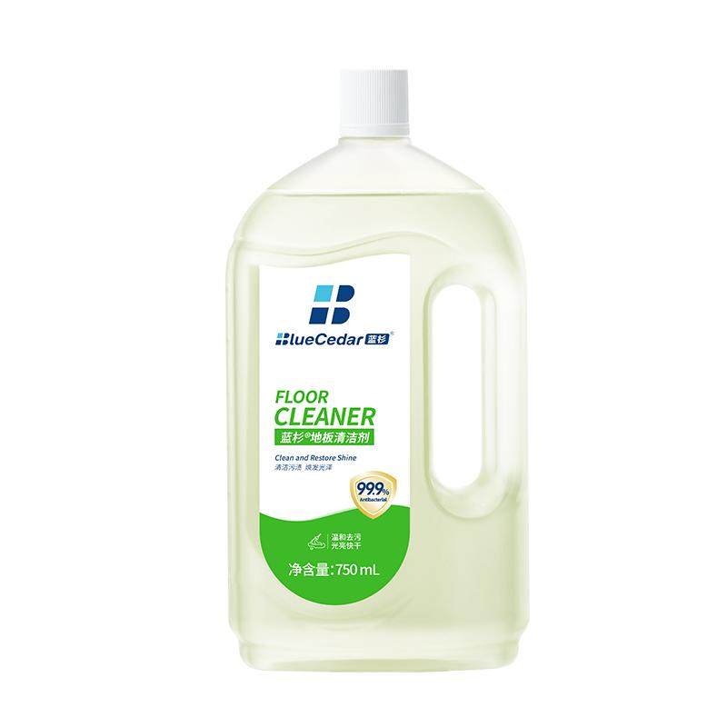 蓝杉地板清洁剂瓷砖木地板清洗剂除菌拖地家用清洁强力去污2大瓶