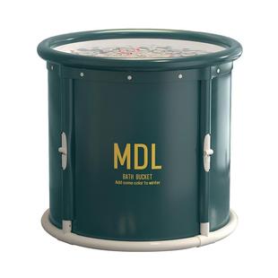 泡澡桶大人家用可折叠浴桶全身成人儿童可坐浴盆免安装冬天洗澡桶