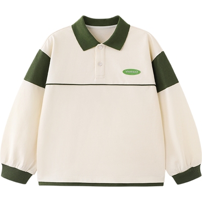 英氏T恤春秋男童长袖卫衣POLO衫