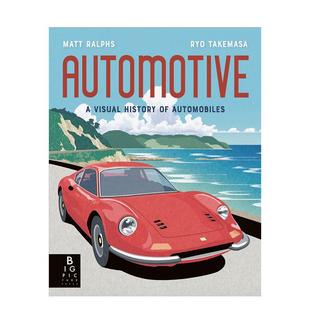 【现货】汽车：视觉历史 Automotive: A Visual History of Automobiles 进口原版英文儿童绘本 善本图书