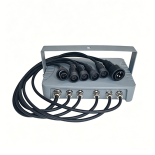 舞台灯光4路光电隔离防水信号放大器 DMX512户外信号增强分配器