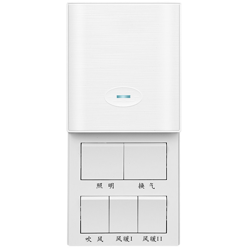 国际电工86型浴霸开关五开