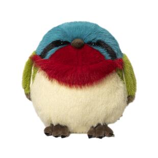 中国国家地理博物文创大圆宝系列叉尾太阳鸟毛绒玩具科普玩偶公仔