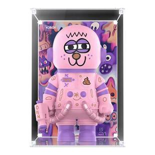 KGBOXPOPMART泡泡玛特SPACEMOLL乔恩 伯格曼PUPU400%亚克力展示盒