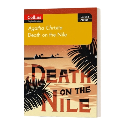 英文原版小说 Collins Agatha Christie ELT Readers - Death on the Nile B1 英文版 进口英语原版书籍