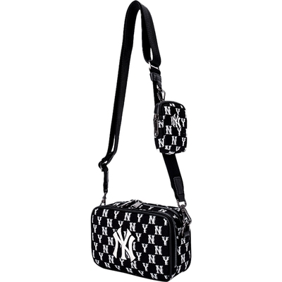 MLB官方  男包女包休闲运动包老花休闲单肩包时尚斜挎包3ACRS022N