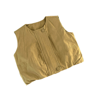 宝宝马甲春秋装外穿男童纯色韩系背心轻薄款上衣女婴儿童洋气外套