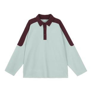 小o宝okids男童T恤长袖春秋2025新款儿童春季上衣中大童POLO衫