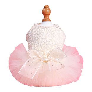 狗狗衣服猫咪婚纱马尔济斯纱裙结婚比熊小狗裙子公主婚礼公主宠物